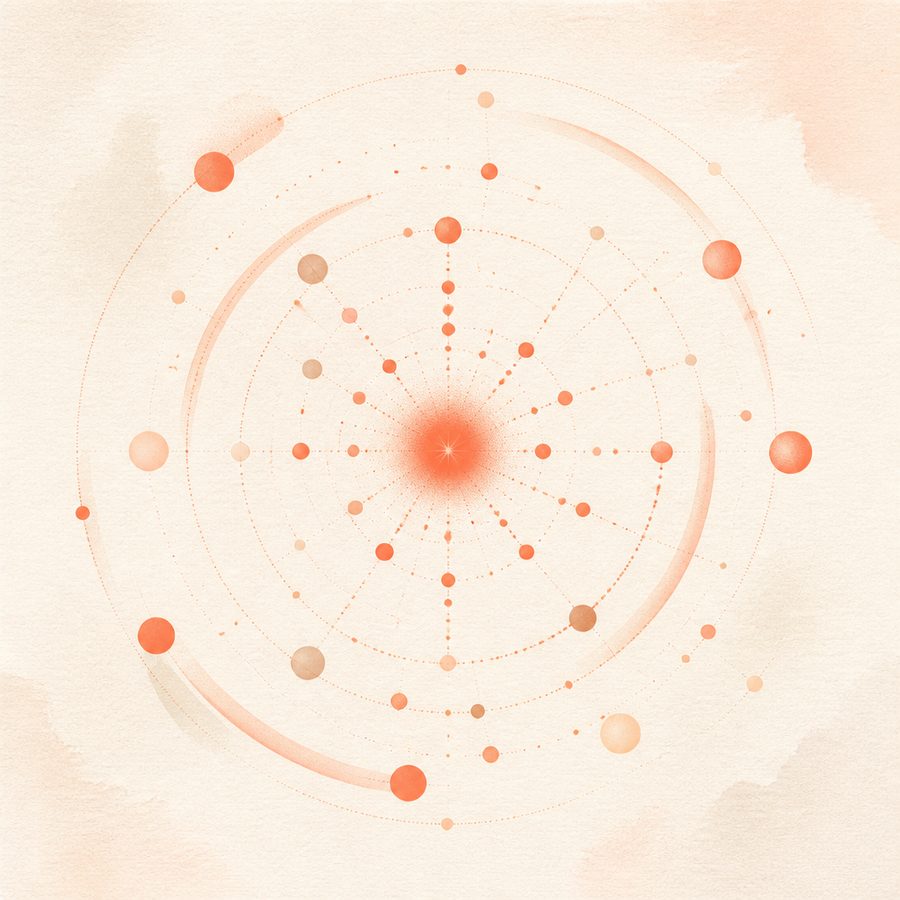 Illustration d’une constellation d’affinités récepteurs